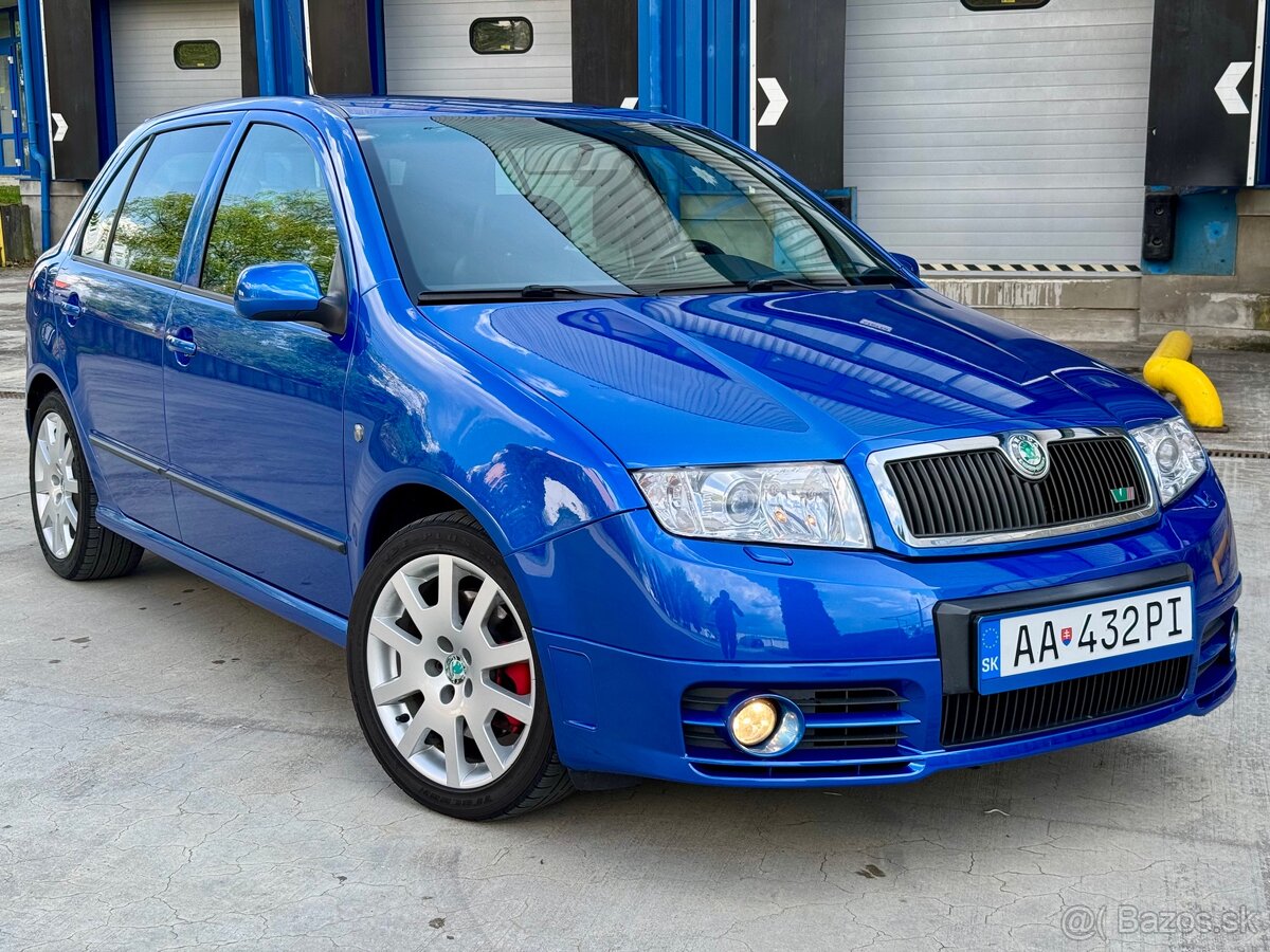 Škoda Fabia RS 1.9TDI Swiss Blue Edition 2007 TOP