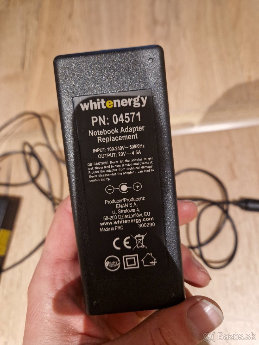 Adapter nabijacka 20V/4.5A 90W 04571