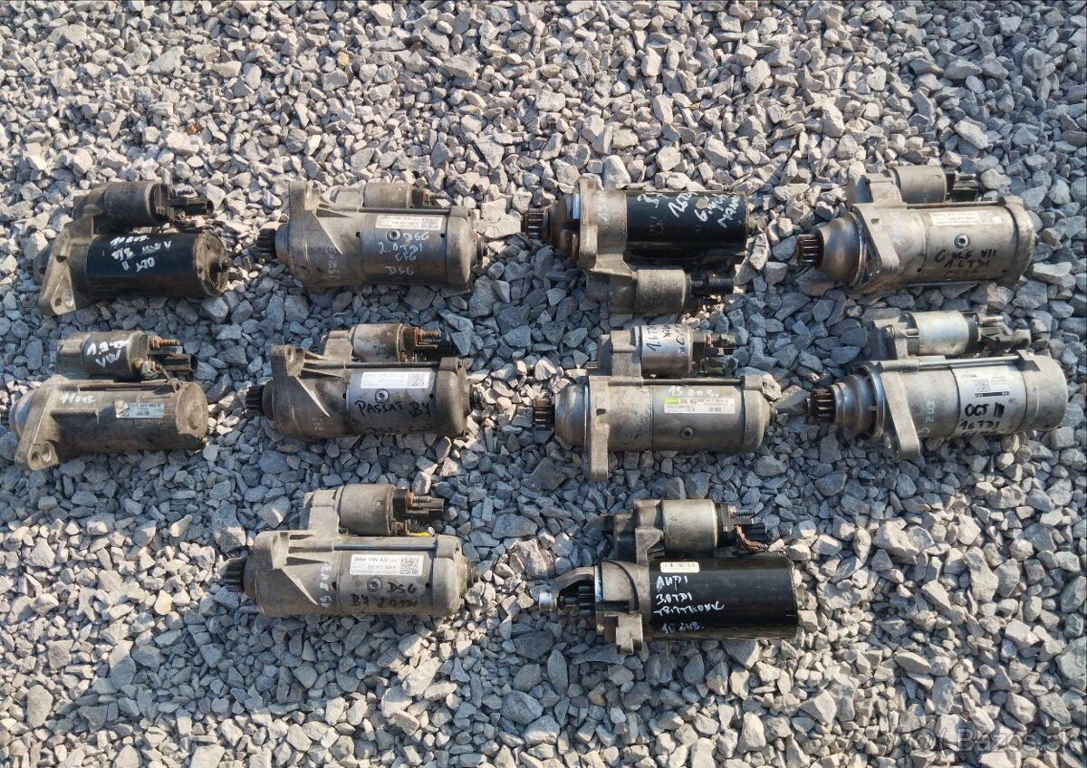 Štartéry VW Group 1.6TDi,1.9TDI,2.0TDI,3.0TDI