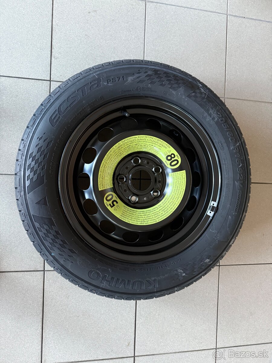 Rezervne koleso + prislusenstvo 5x112mm R16