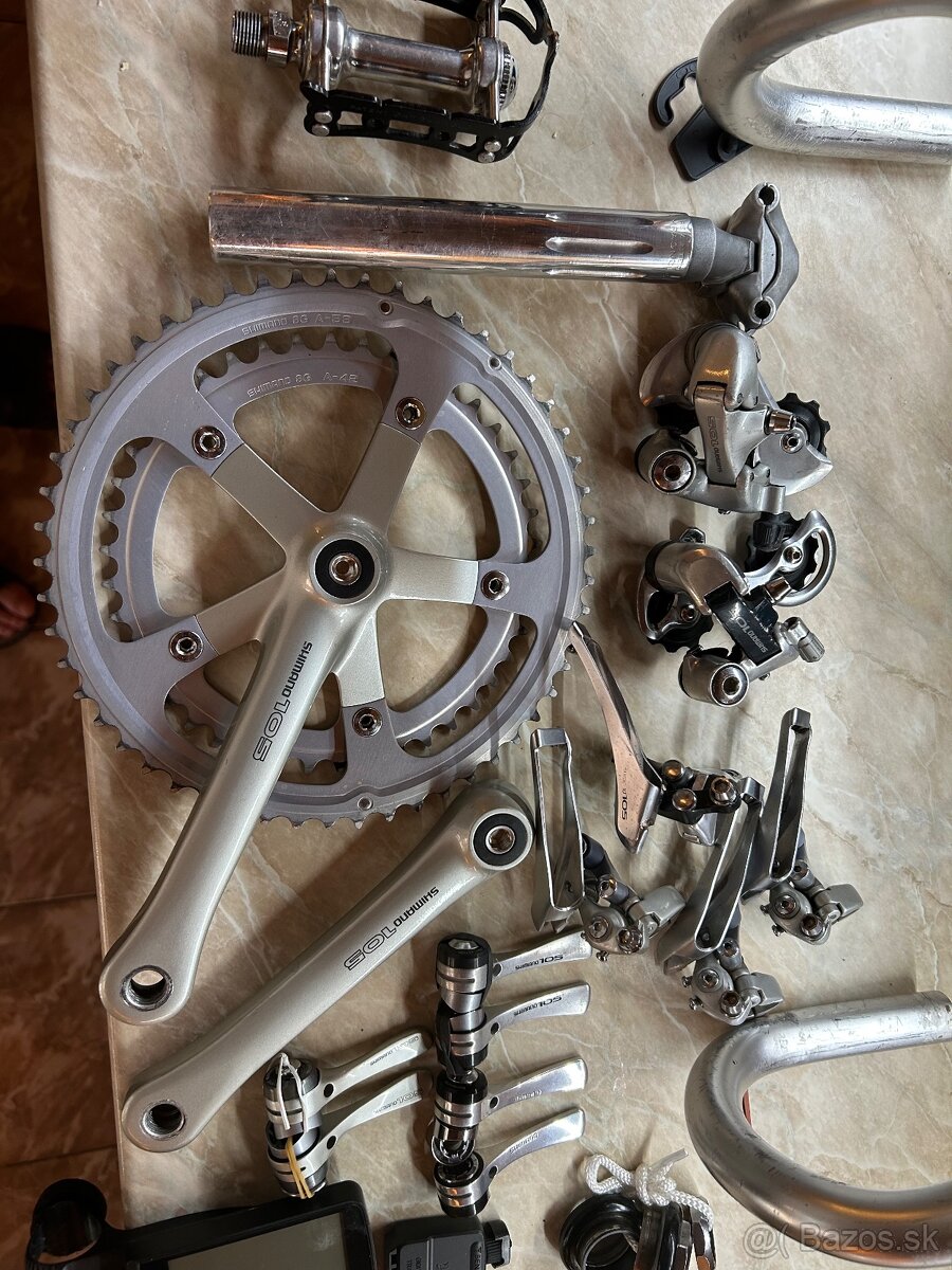 Shimano ,cinelli,Campagnolo.