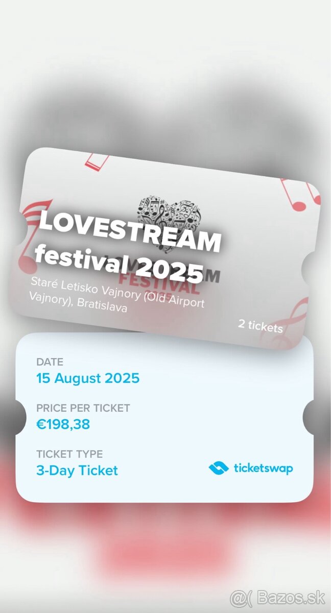 Lístky na lovestream