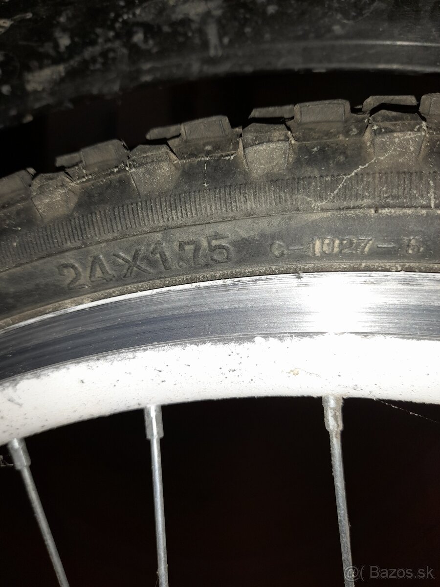 Detský dievčenský bicykel veľkosť kolies 24