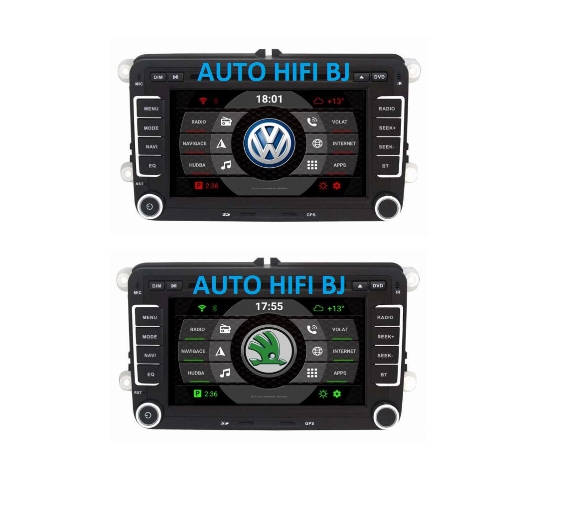 ANDROID DOTYKOVE AUTORADIO s GPS-BT-USB-WIFI-CARPLAY-MAPY