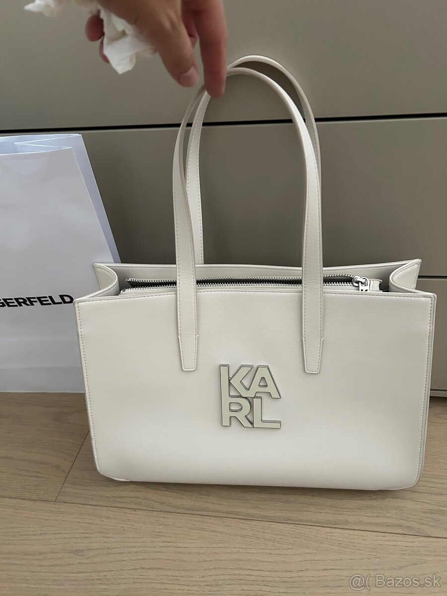 Karl Lagerfeld kabelka biela original