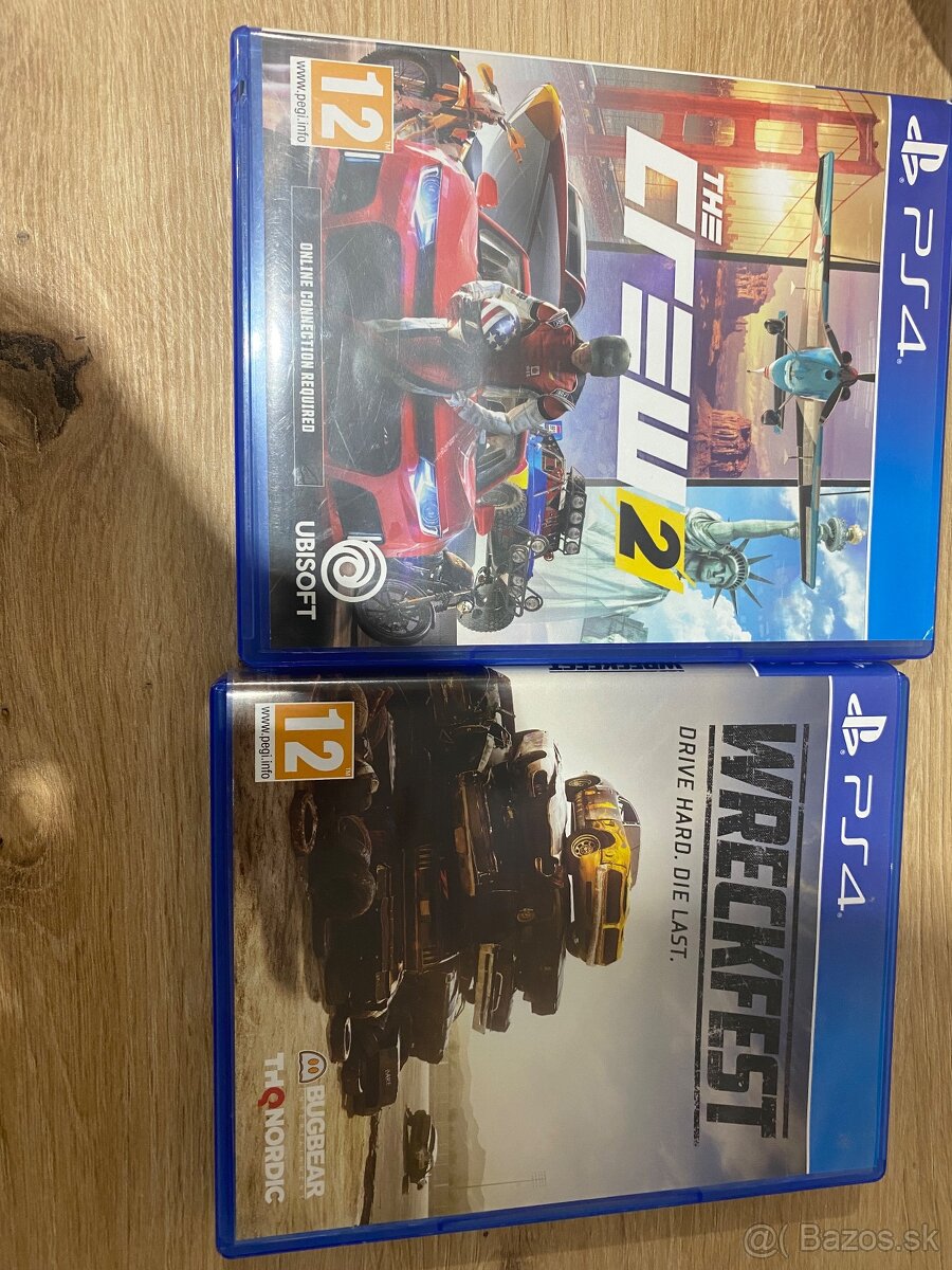 The crew 2 , wreckfest ps4