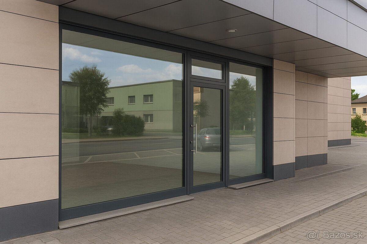 Váš nový showroom alebo predajňa s výbornou viditeľnosťou – 