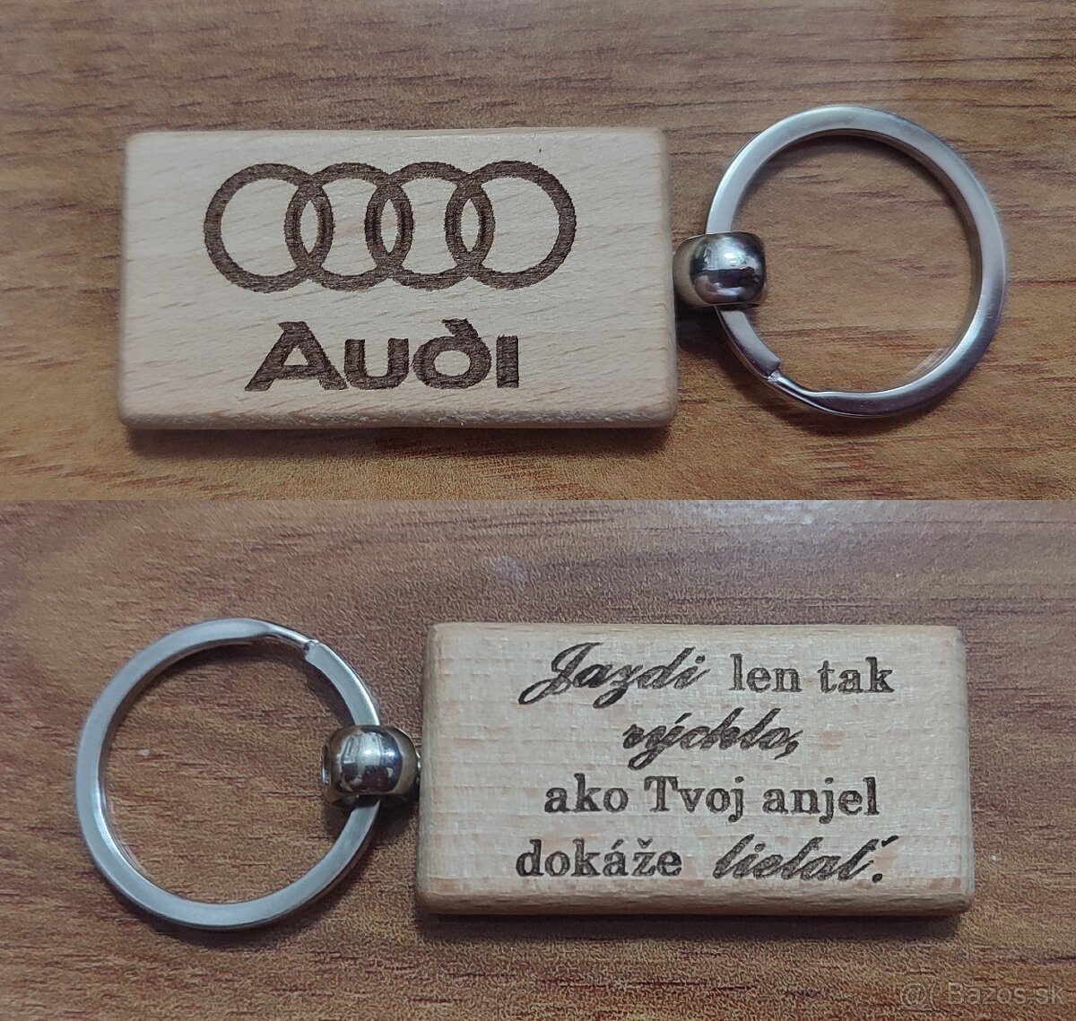 Gravŕovana kľúčenka s rôznym motívom Áut