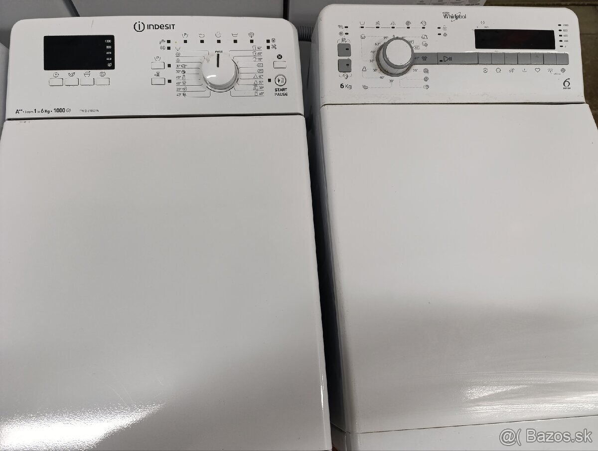 Práčky Whirlpool a Indesit