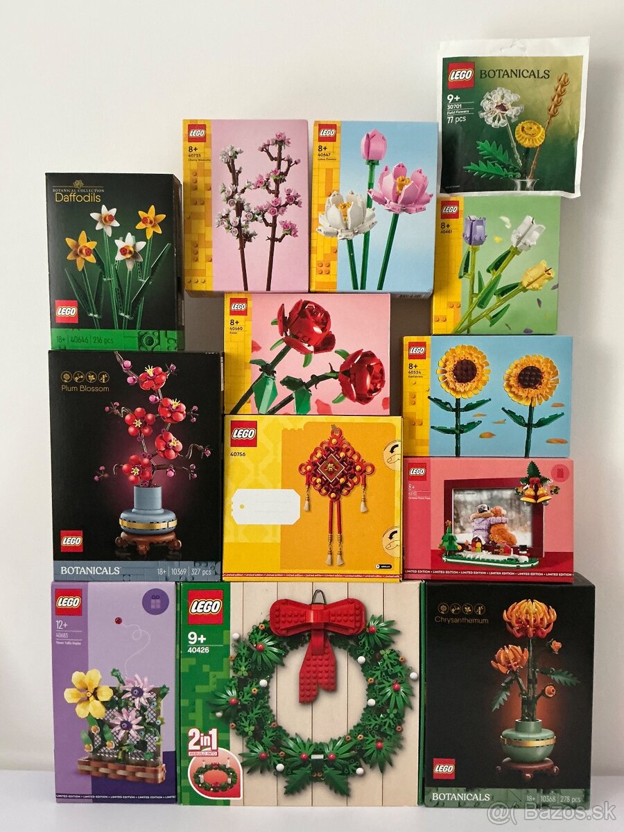 Lego kvety - nové, nerozbalené