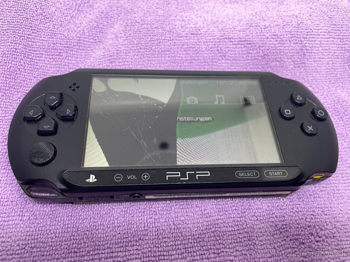 PSP - E1004 Prasknutý displej