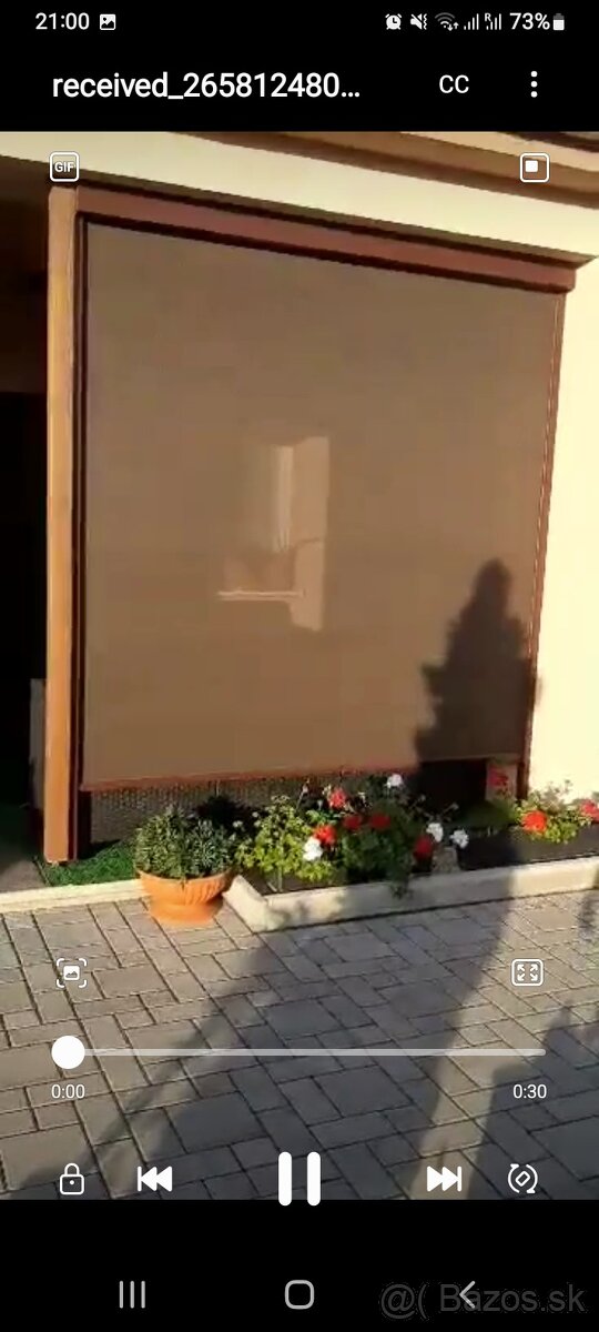 Slnečna roleta zipsscreen