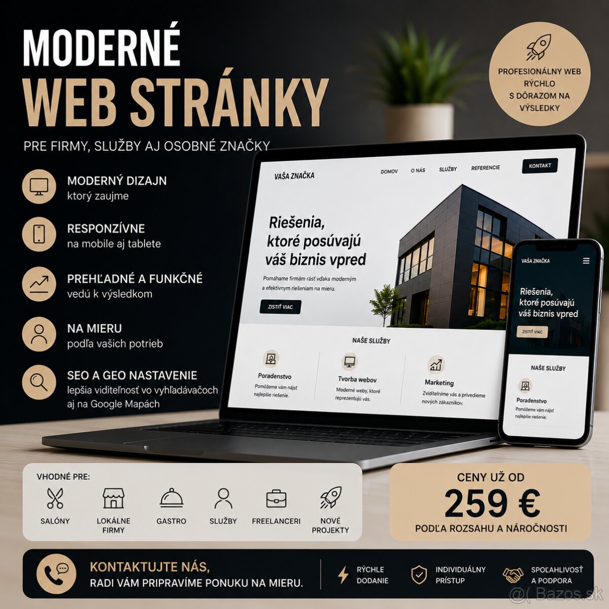 Tvorba moderných web stránok