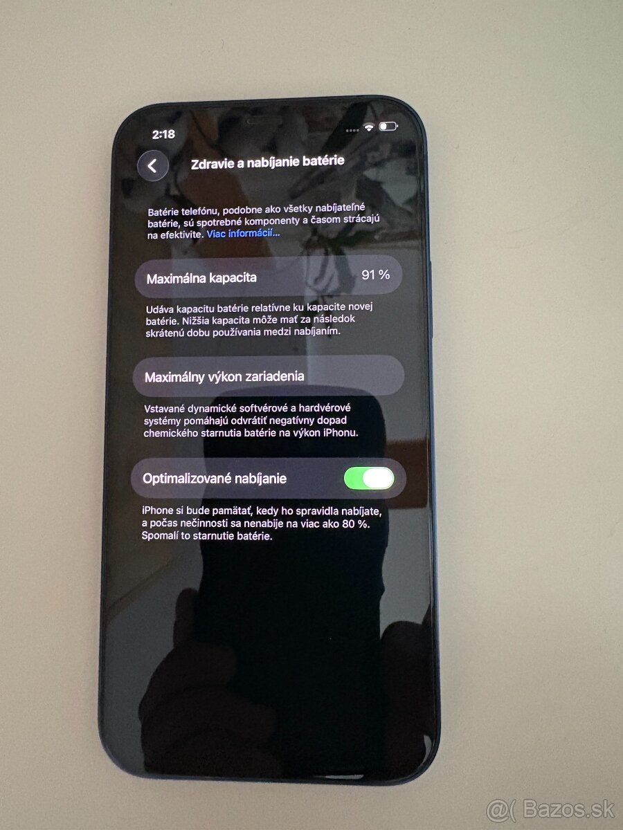 Predám iPhone 12 128 GB Blue – 250 €