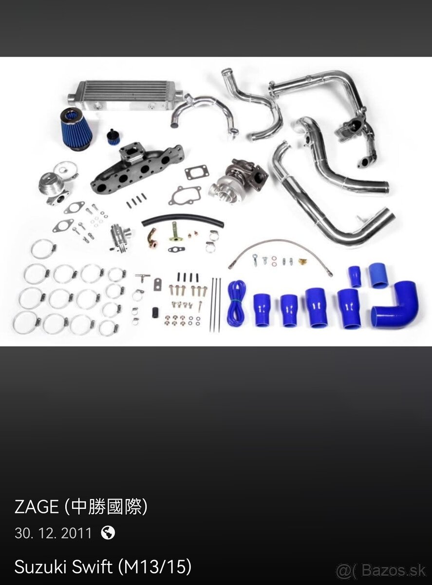 Turbo kit suzuki swift 2005-2010