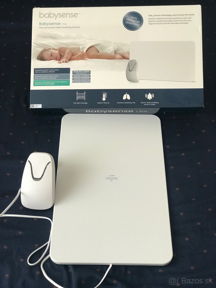 Monitor dychu Babysense 1 Pro biely