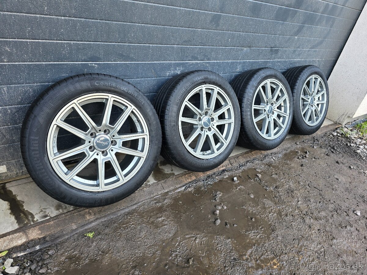 Letná Sada WheelWorld 5x112+Contiental 215/55 R17