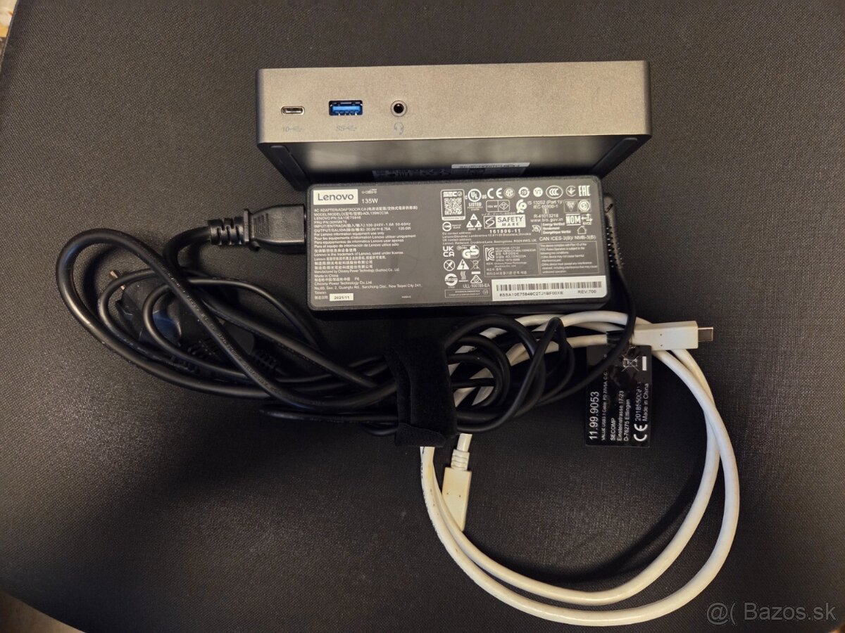 LENOVO ThinkPad USB-C Dock Essential + 135W adaptér
