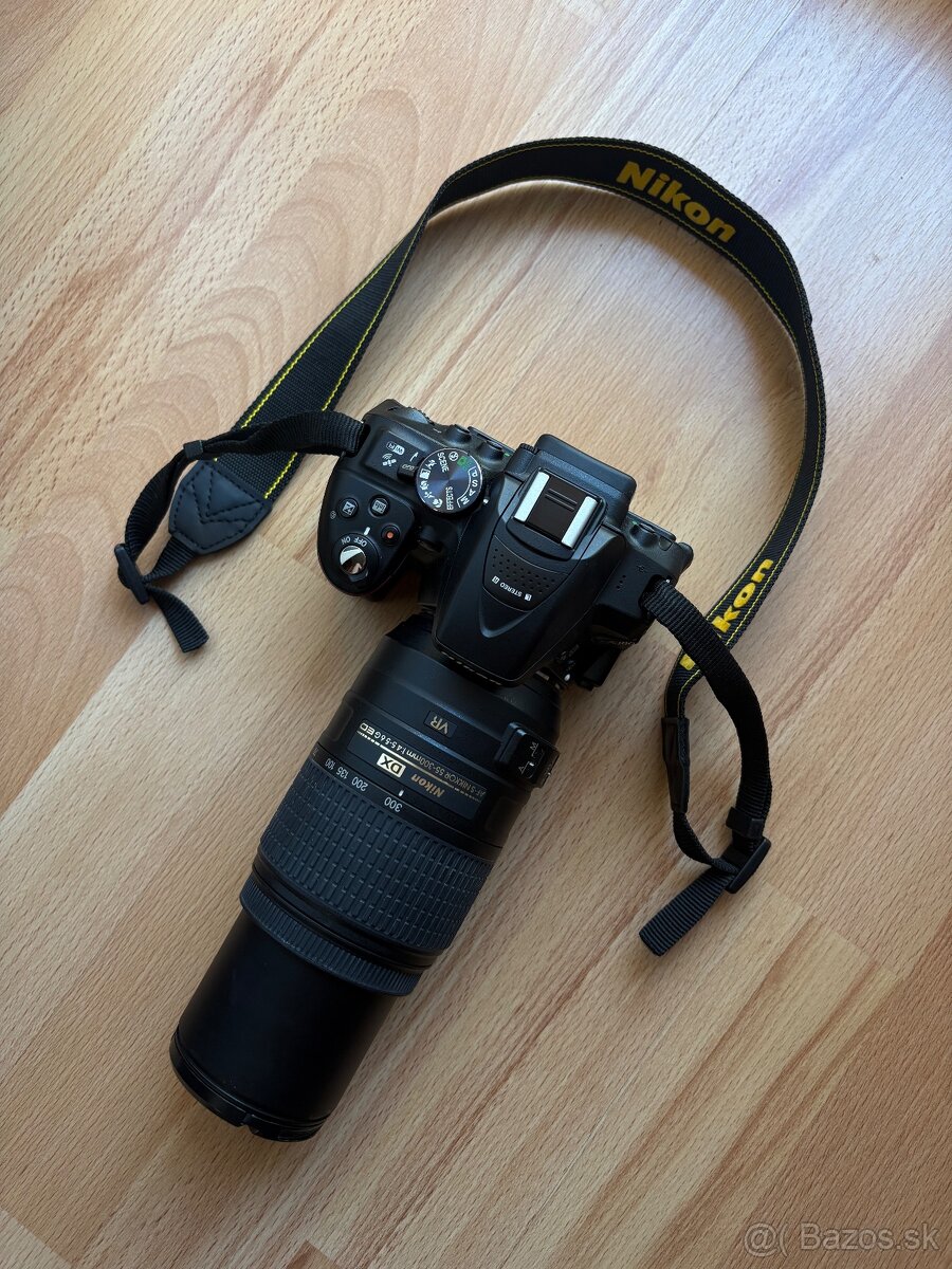 Predám Nikon D5300 + 2 objektívy + príslušenstvo
