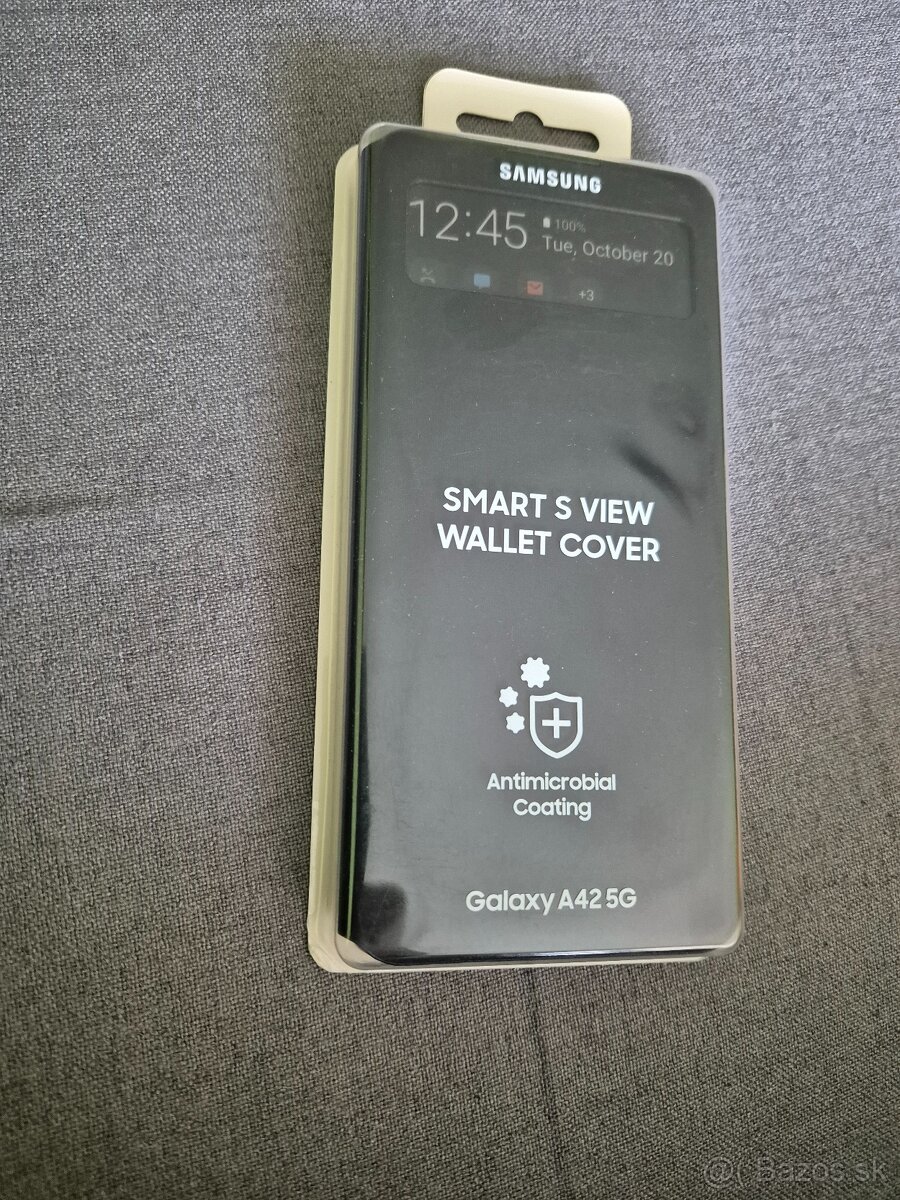 Smart knižkové čierne Samsung A42 5g