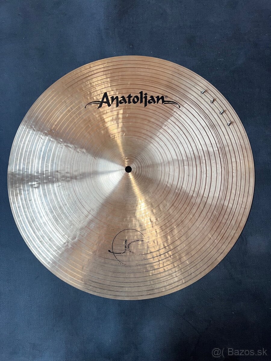 natolian JC 21" velvet ride w. rivets