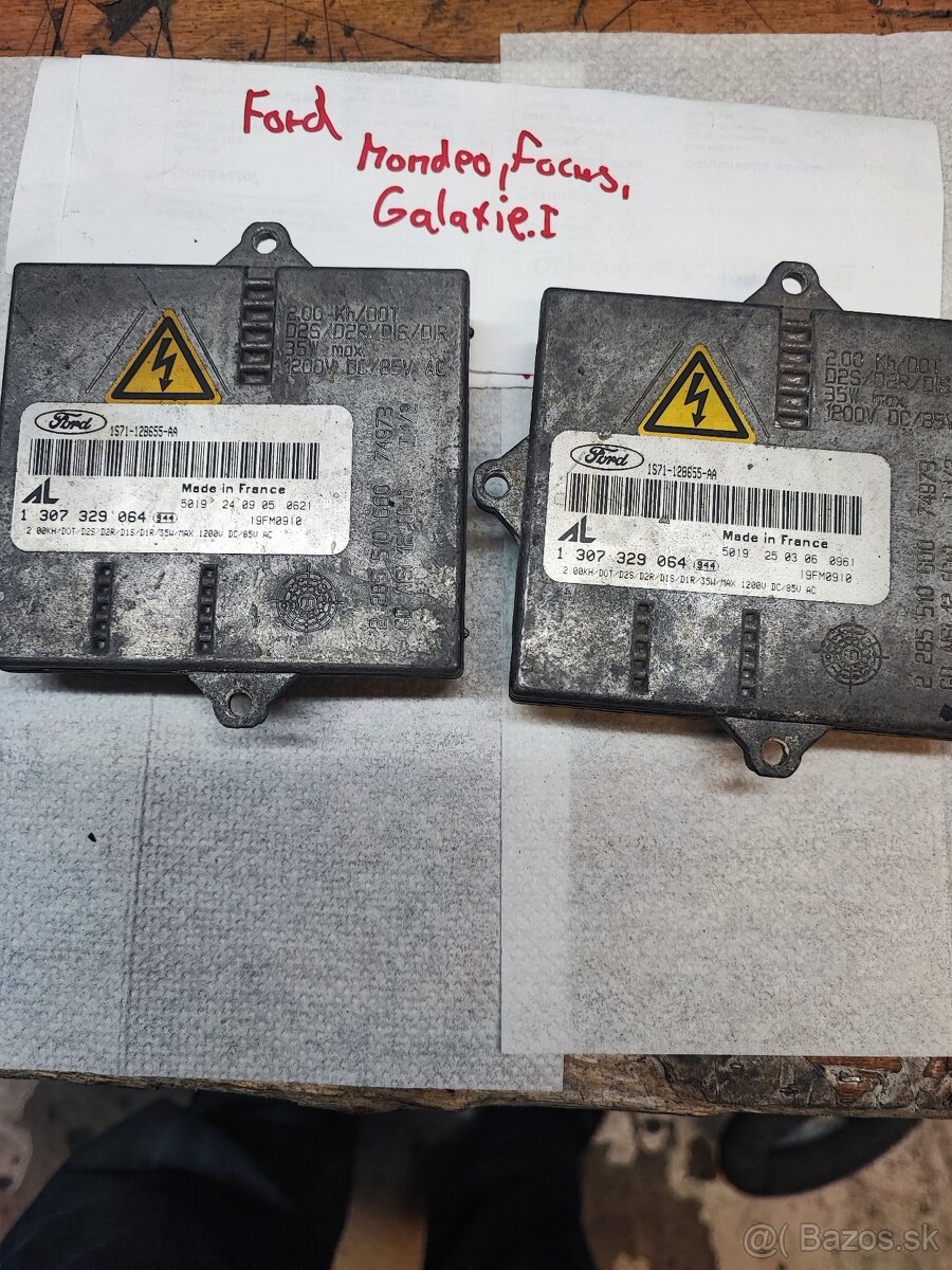 riadiaca jednotka xenon d2s Ford 1 307 329 064