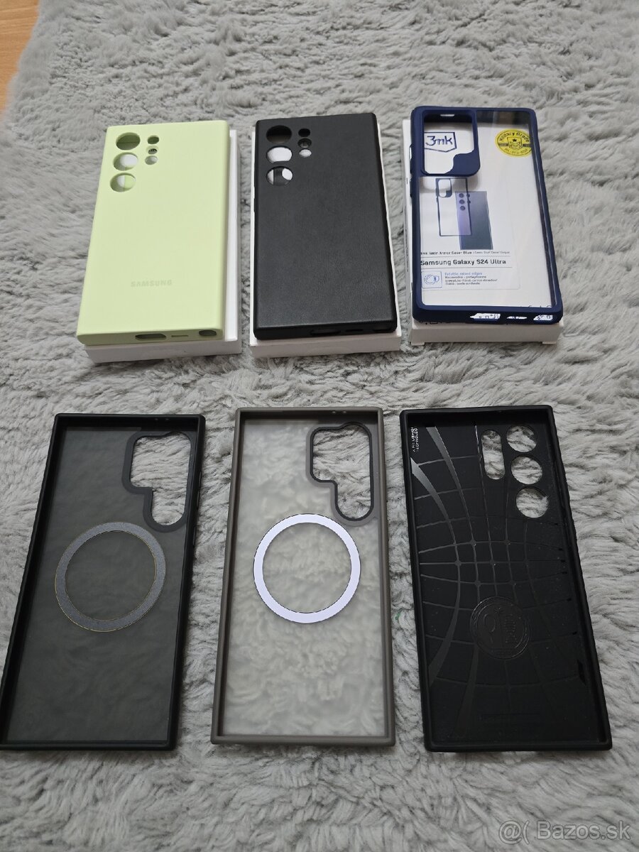 🛡️ Predám puzdrá na Samsung Galaxy S24 Ultra
