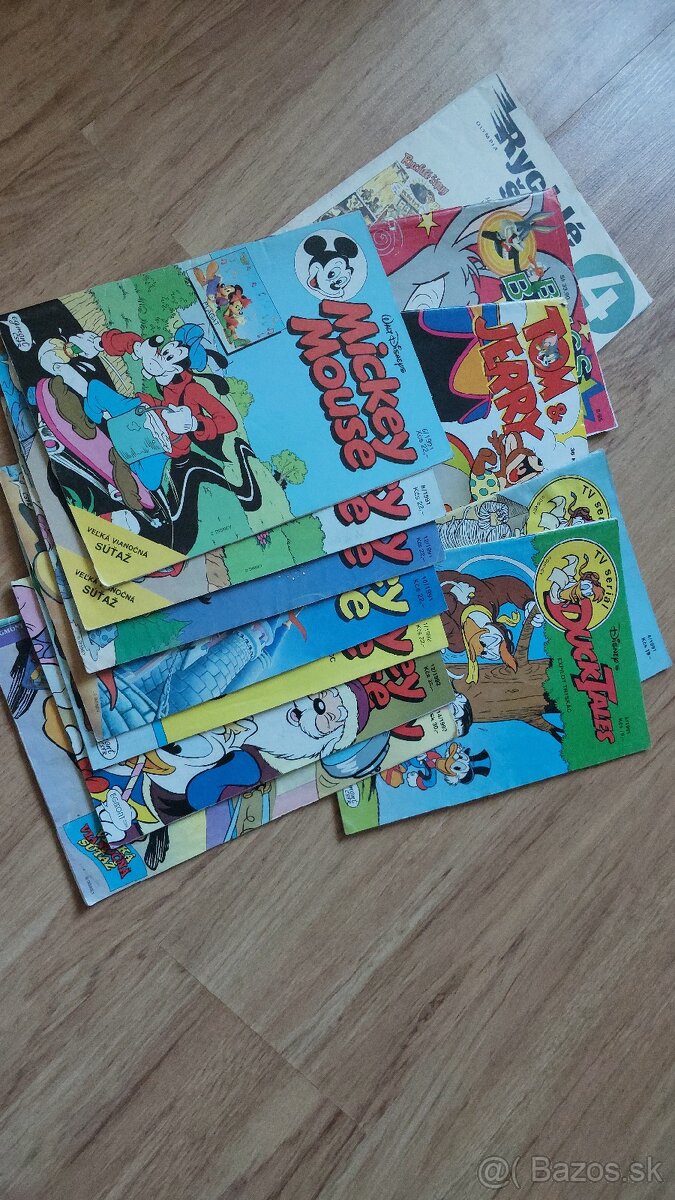 Staré komiksy.