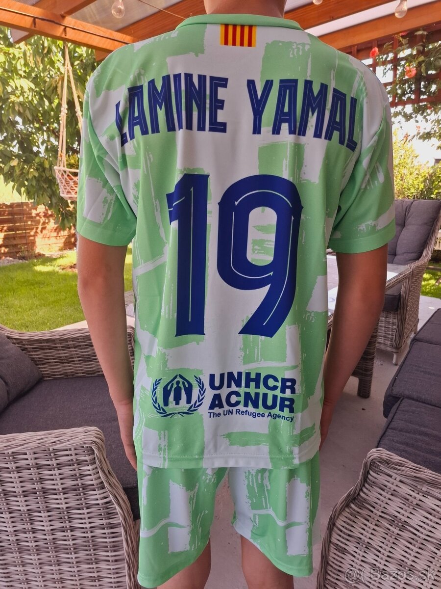 Nenoseny detsky futbalovy dres Yamal