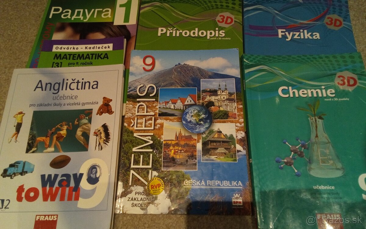 Predám české učebnice pre zš z nakladateľstva Fraus.