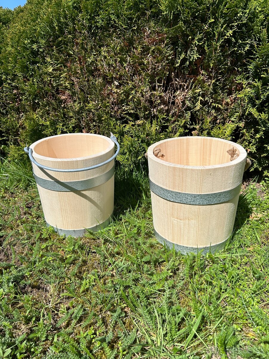 Drevené vedro 22cm