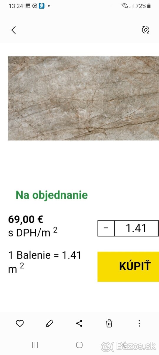 Dlažba Rain 60x120 leštená