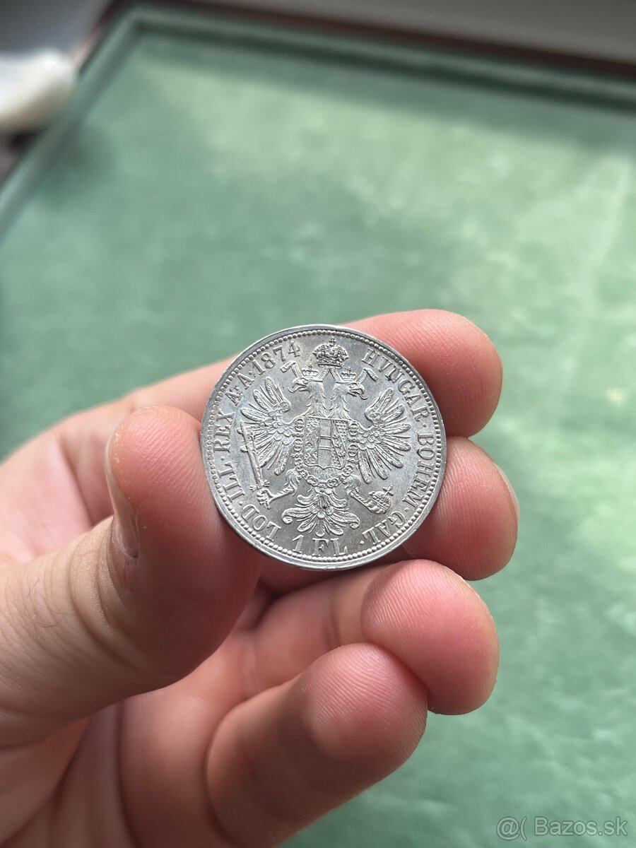 Vzacny a krasny florin 1874