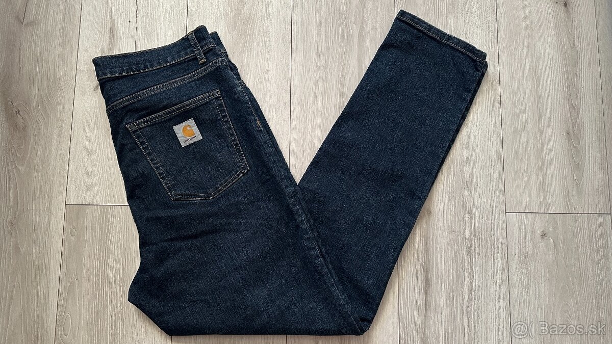Pánske,kvalitné džínsy CARHARTT - veľkosť 34/32
