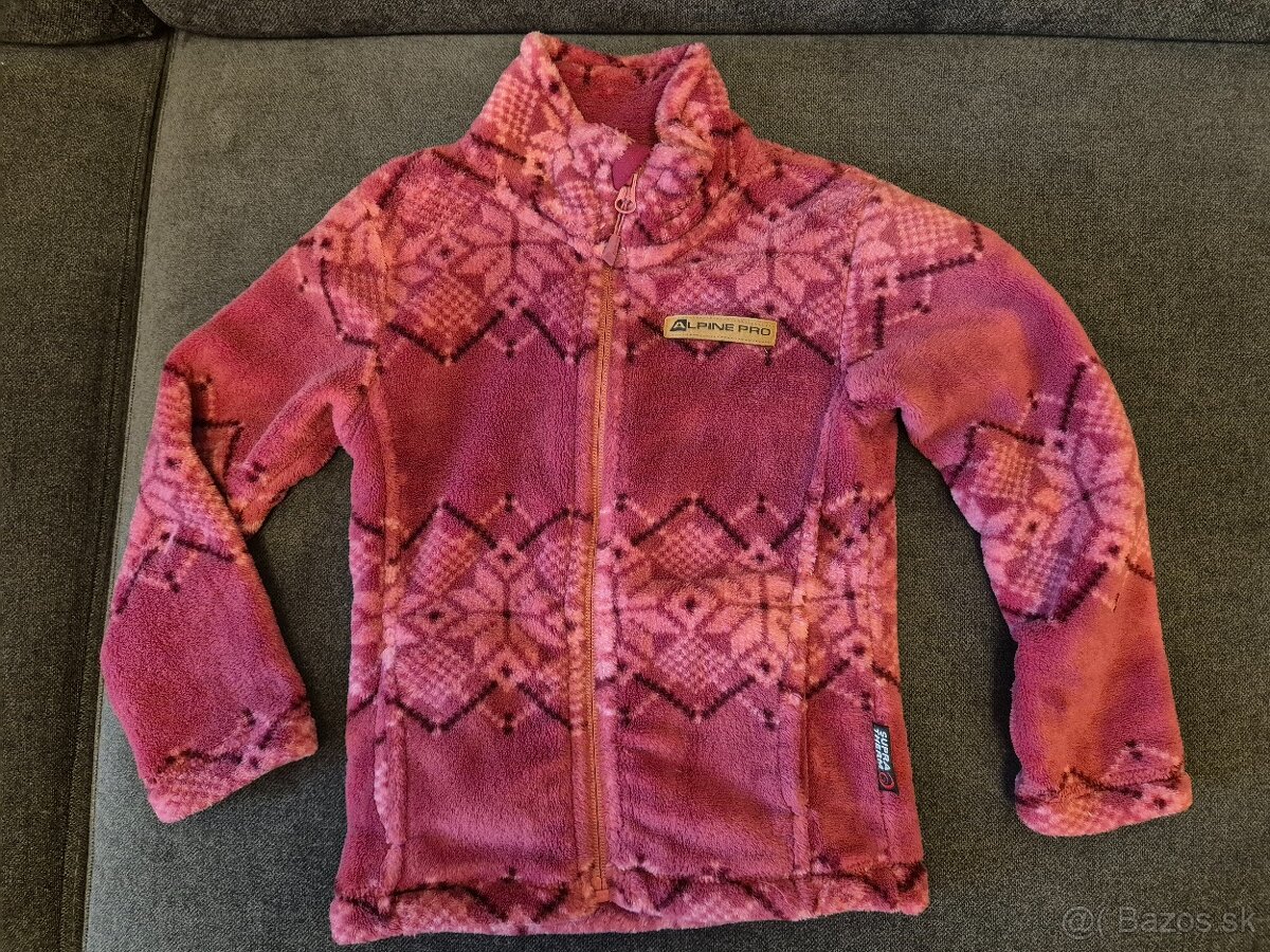 Detska dievcenska mikina Alpine Pro 104/110