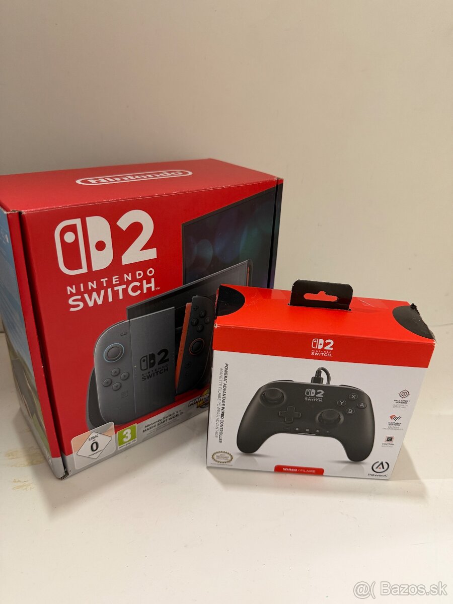 Nintendo switch 2 - Zánovné v záruke + ovládač v cene
