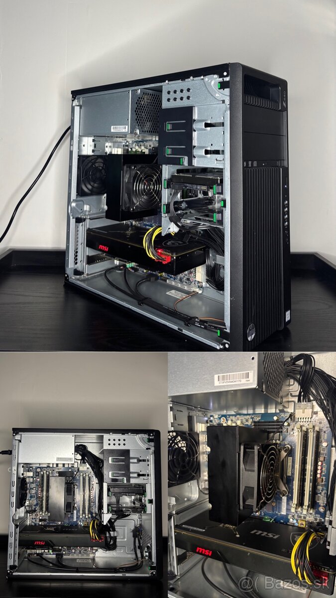 Herný workstation 14jadro | 32gb ram | 8GB Vega | 700W