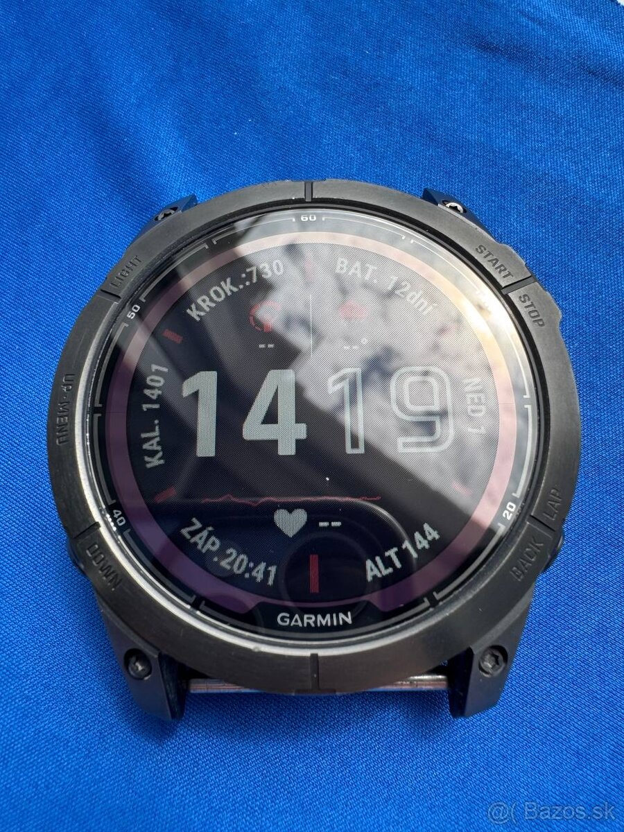 Garmin fenix 7x PRO Sapphire Solar Titán v peknom stave