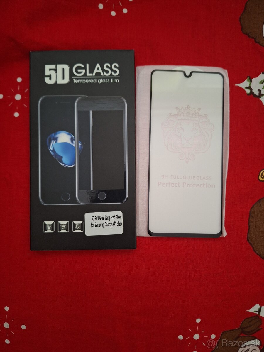 ochranné sklo 5d na Samsung A41 čierne