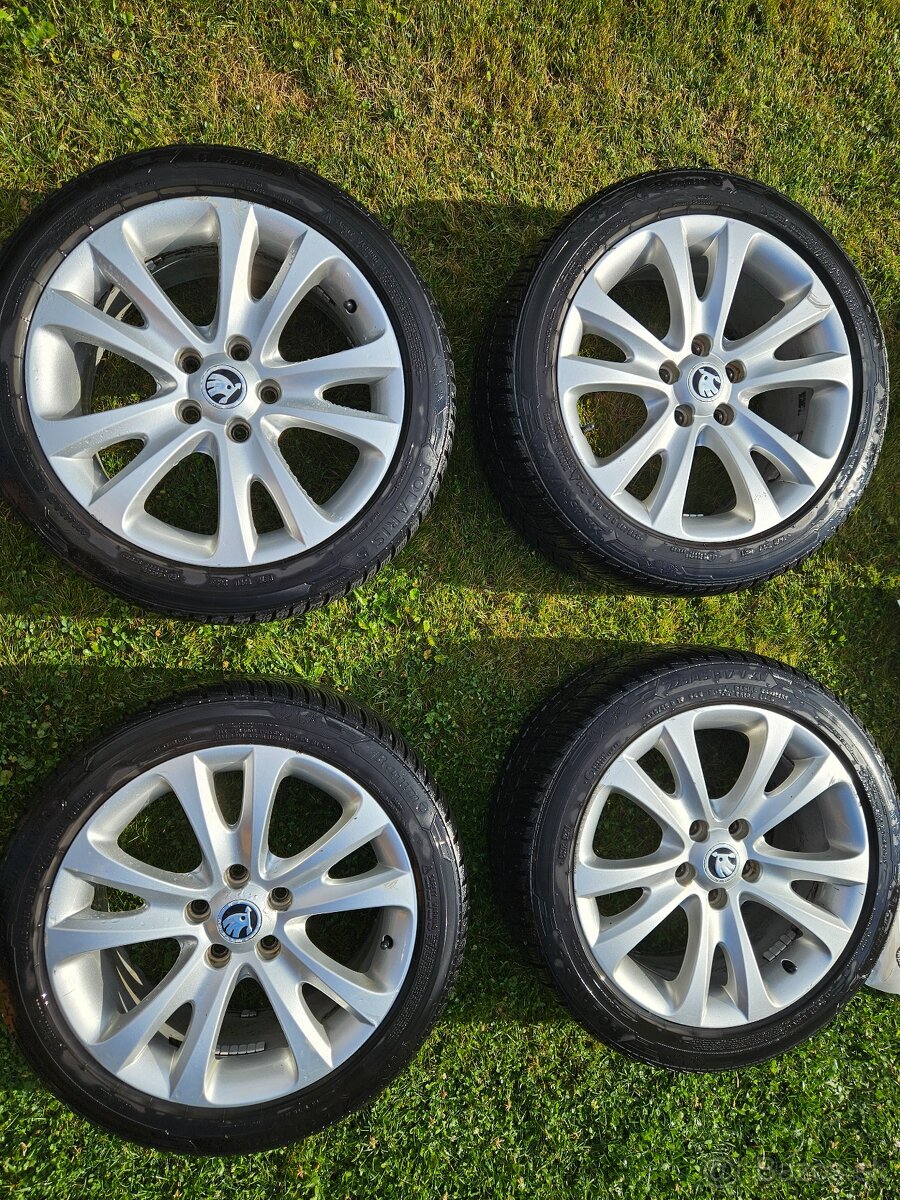 Elektróny+zimné pneu 5×112 r17 et 49