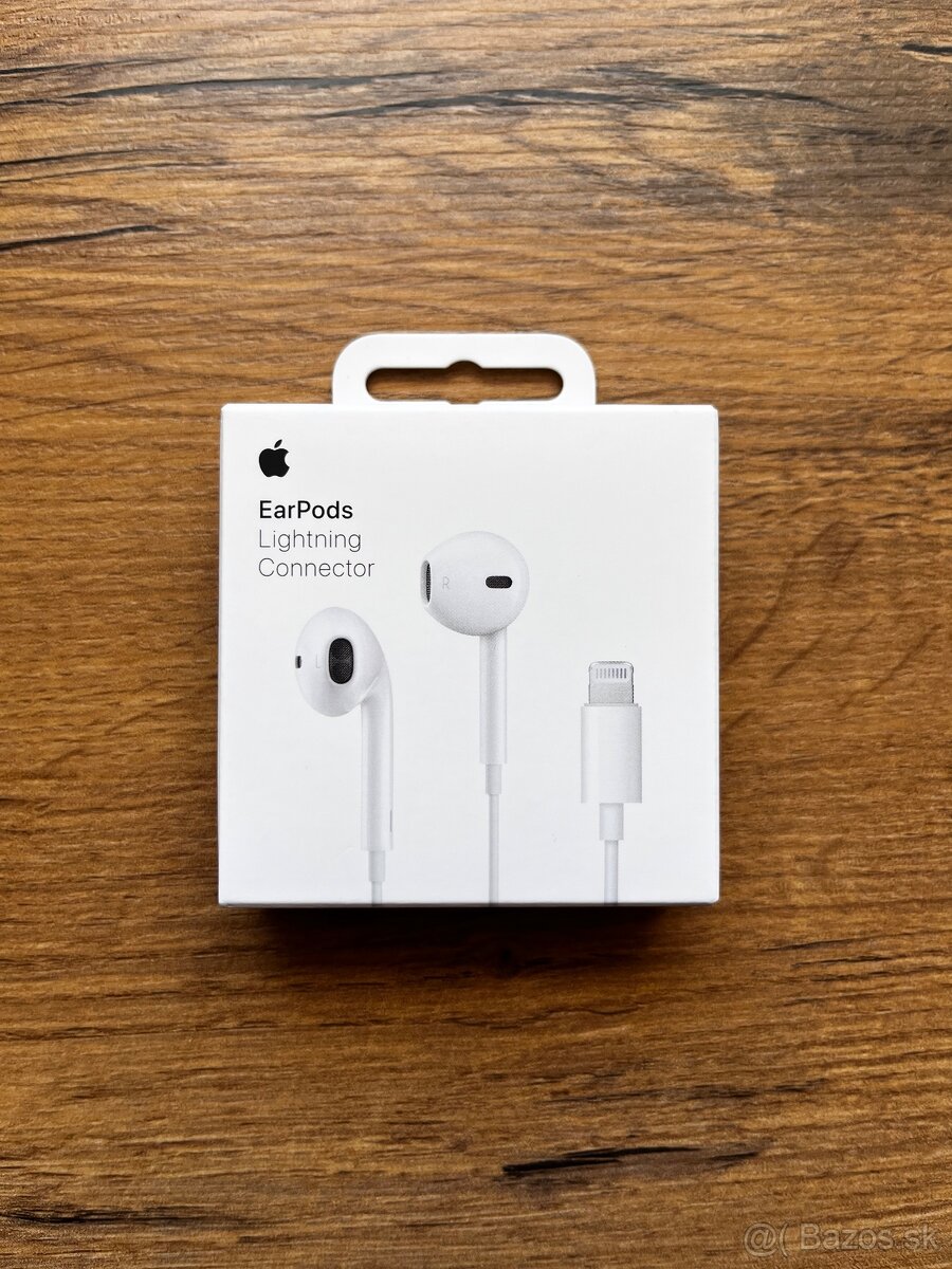 🎧 Apple EarPods (Lightning) – úplne nové, originál zabalené