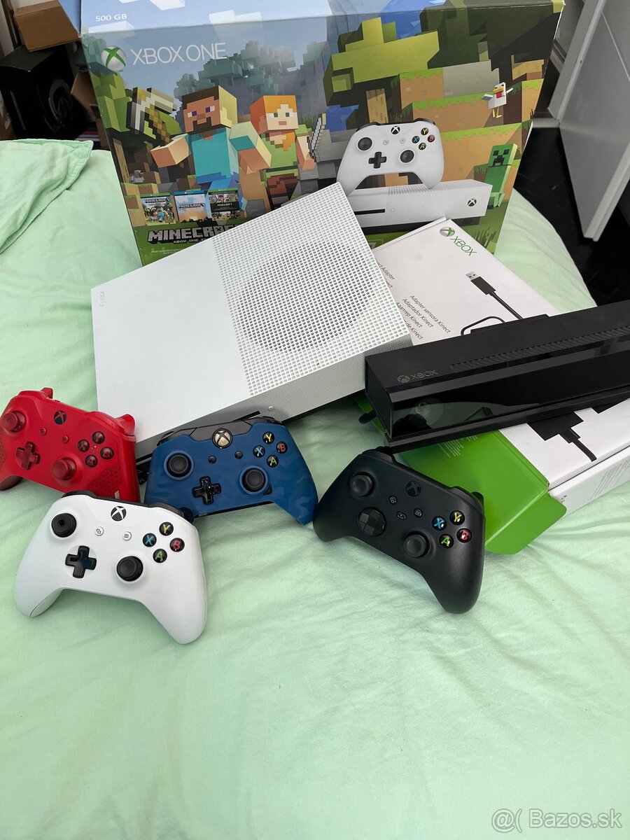 X box one kinect 4x-ovladac 3x-hra