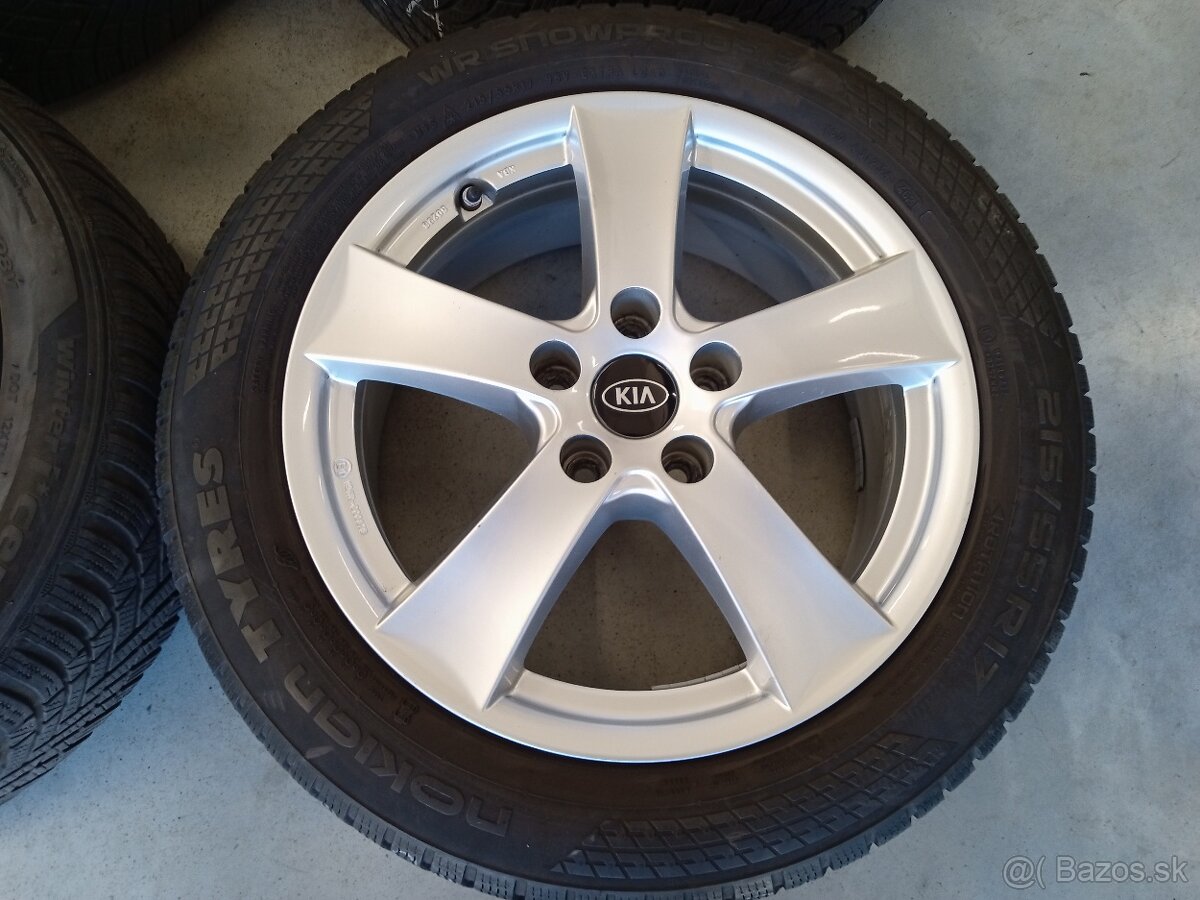 Predam zimne ALU 5x114,3 R17 7J ET50 DEZENT KIA