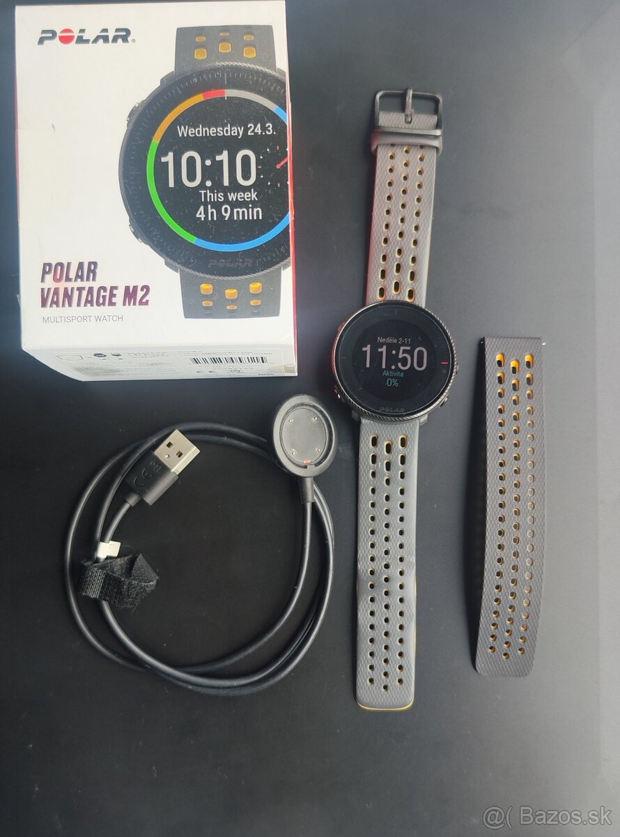 Polar Vantage M2 Grey Yellow