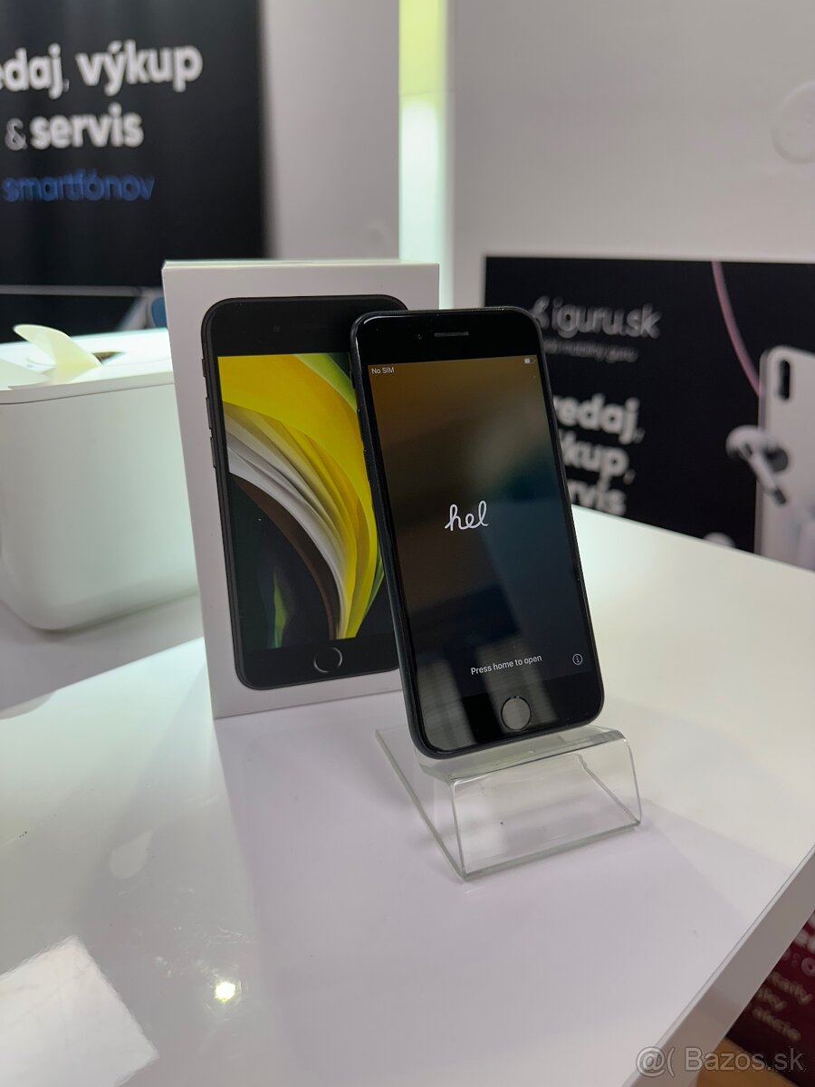 Apple iPhone SE 2020 64GB Black Batéria 100%