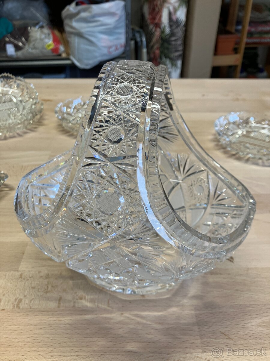 Krištáľový Košík 20 cm