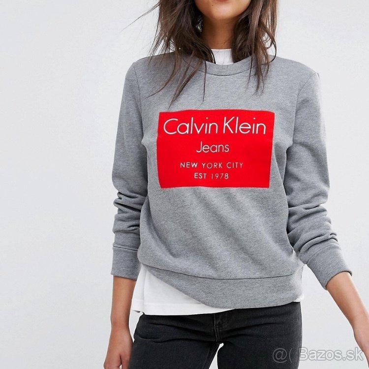 CALVIN KLEIN JEANS Hansi - luxusná dámska mikina PC 129,- €