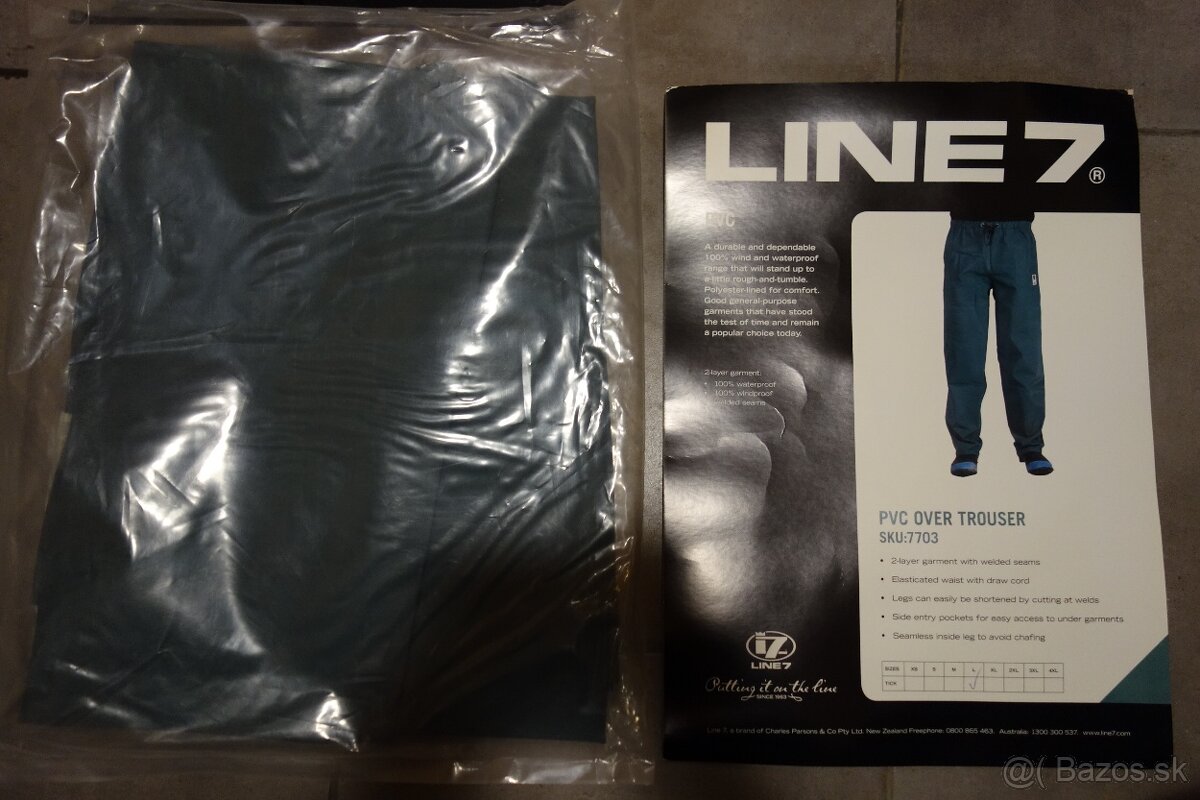 PVC nohavice do dažďa L
