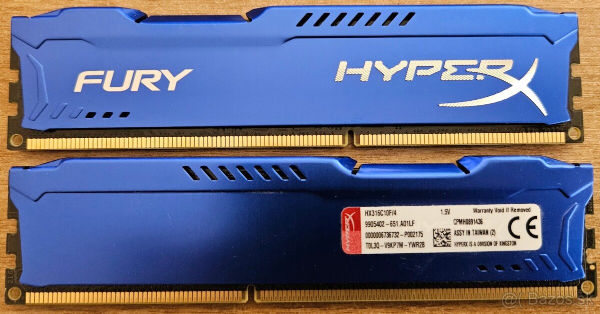 4GB DDR3 RAM HyperX Fury