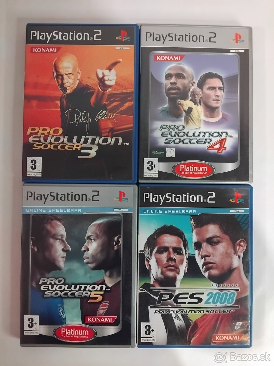 4 hier na Sony PlayStation 2 - Pro Evolution Soccer séria